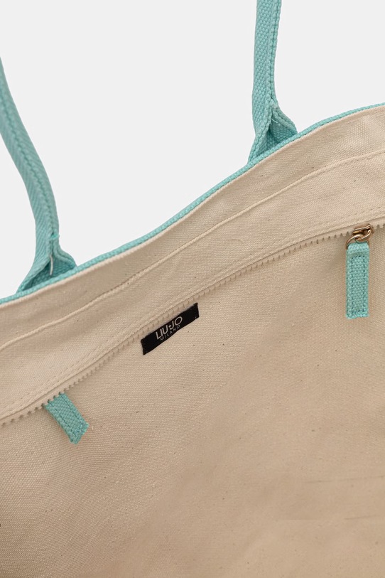 Liu Jo torba plażowa damska bawełniana VA6191.T546A turkusowy