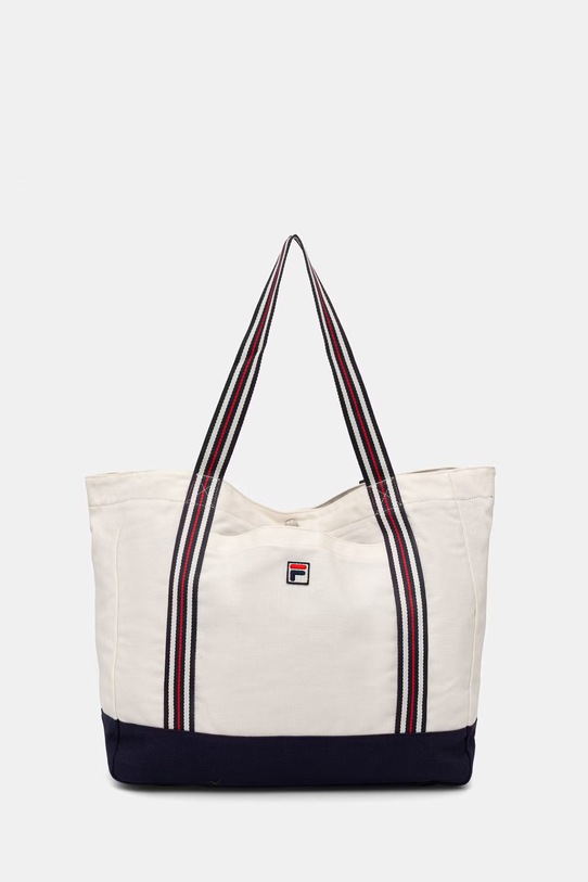 Fila τσάντα tote γυναικεία βαμβακερή CARLIANO μπεζ FBU0178