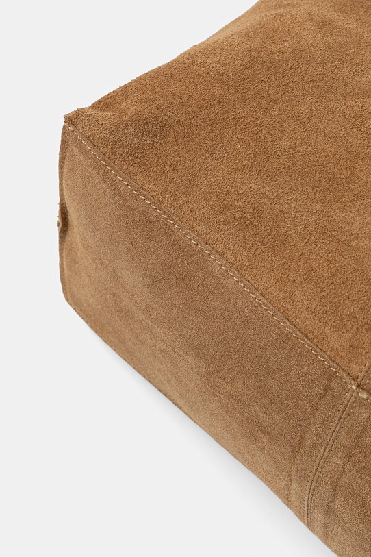 ViCOLO Tote bag femei din piele întoarsă bej XAB0058