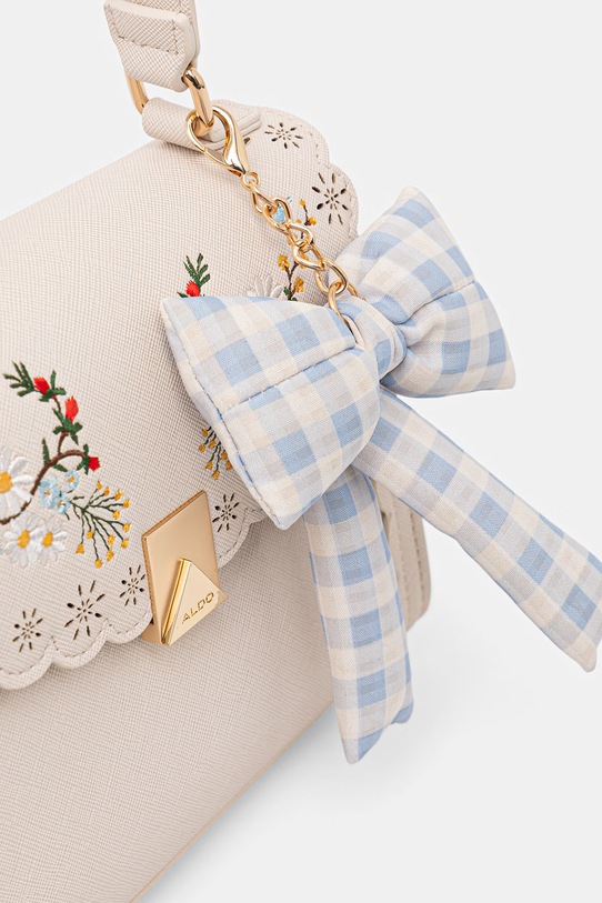 Aldo чанта crossbody дамска от имитация на кожа RODISH бежов RODISH.270