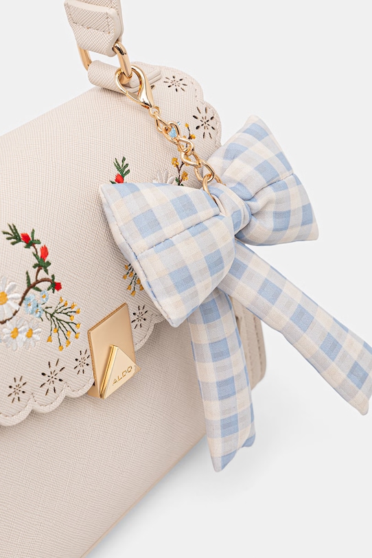 Aldo чанта crossbody дамска от имитация на кожа RODISH бежов RODISH.270