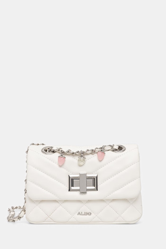 Aldo чанта crossbody дамска от имитация на кожа ALNILAM бял ALNILAM.110