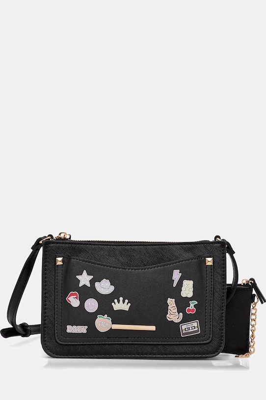 Aldo crossbody kabelka dámska z imitácie kože GOIVIA čierna GOIVIA.006