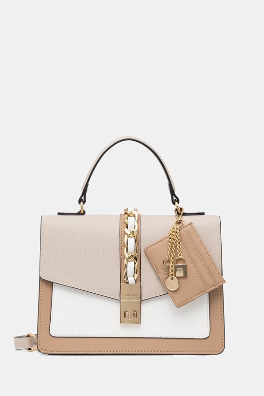 Aldo torebka crossbody damska z imitacji skóry CAIILLLAAA beżowy CAIILLLAAA.271