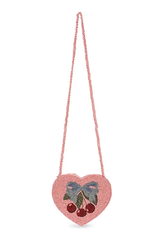 Детская сумочка Konges Sløjd BEADED HEART BAG KS104220.PreSpring розовый SS26