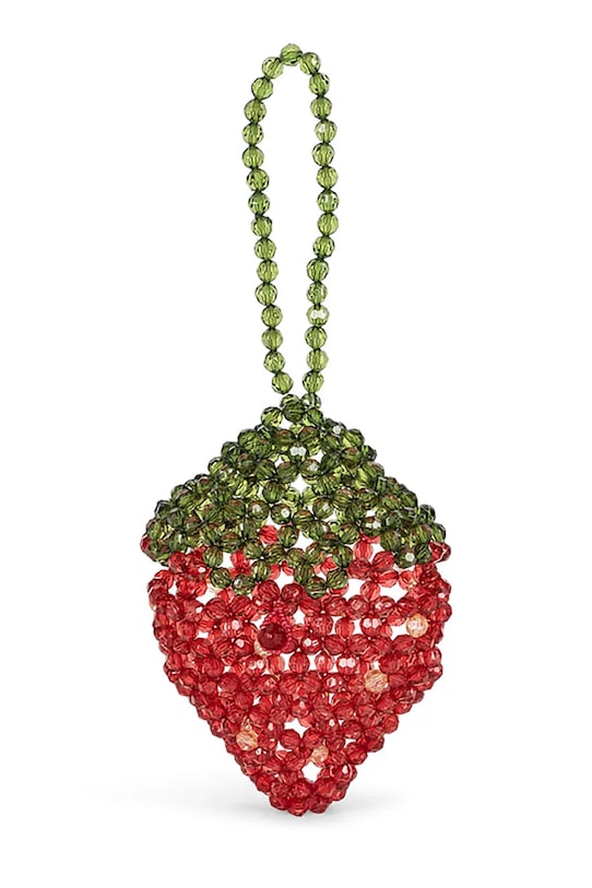 Dětská kabelka Konges Sløjd PERLA STRAWBERRY PURSE vzorovaný červená KS105030.PPY2