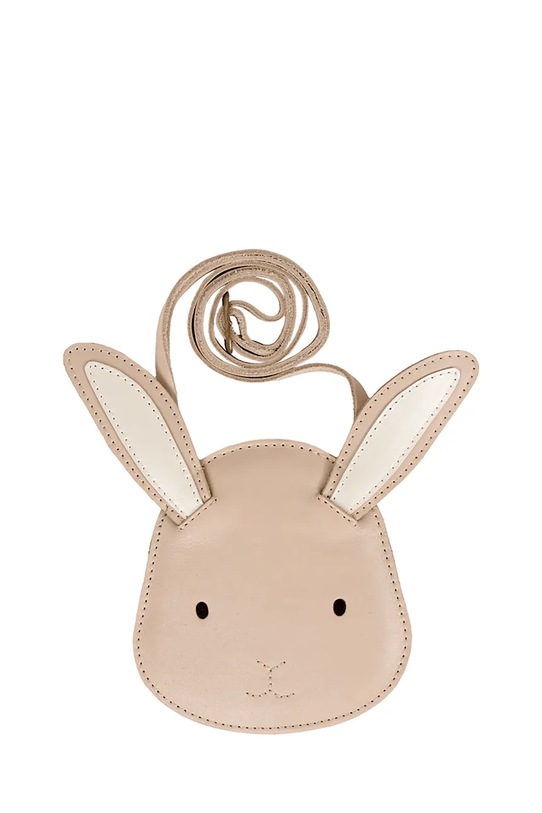 Dziewczynka Donsje torebka skórzana dziecięca Blinc Purse Pink Bunny 5520504 beżowy