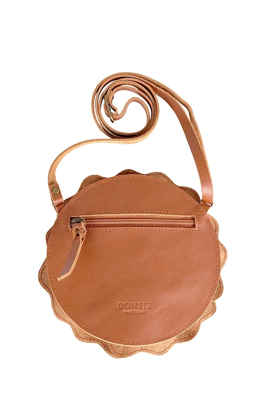 Donsje torebka skórzana dziecięca Toto Purse Hibiscus brązowy 5003050