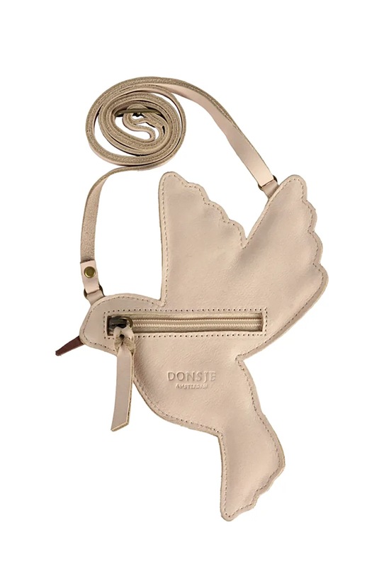 Dziewczynka Donsje torebka skórzana dziecięca Toto Purse Hummingbird 5003051 beżowy