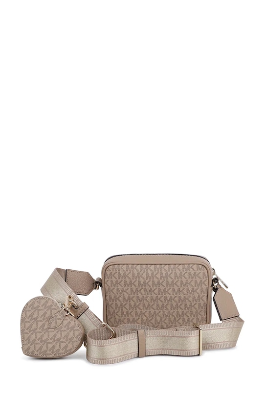 Michael Kors torebka dziecięca z imitacji skóry R30648 brązowy SS26