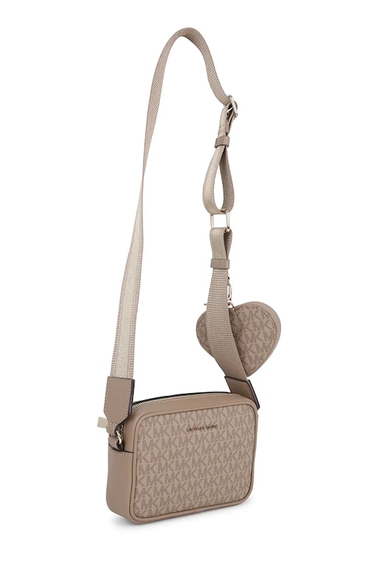 Dziewczynka Michael Kors torebka dziecięca z imitacji skóry R30648 brązowy