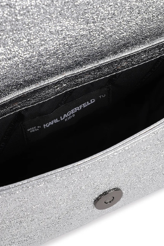 Dievča Detská kabelka Karl Lagerfeld Z31218 strieborná