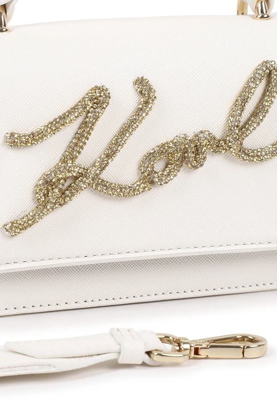 Karl Lagerfeld torebka dziecięca z imitacji skóry biały Z31212