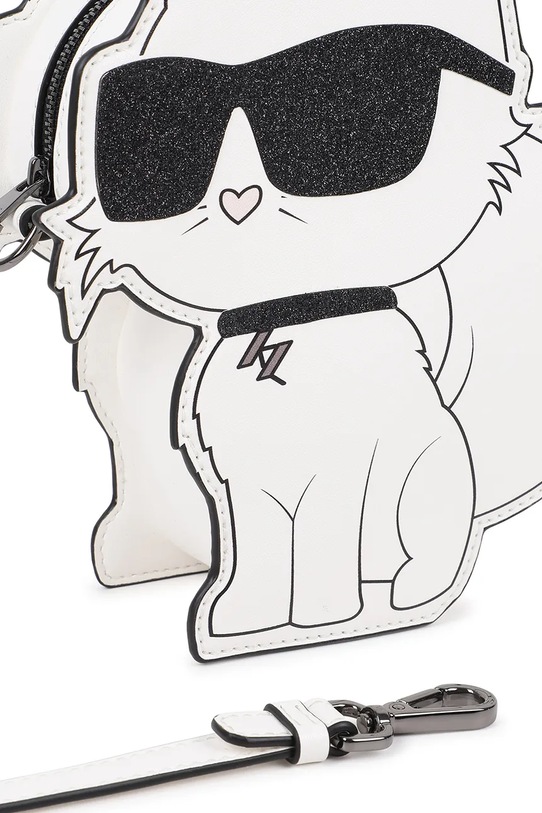 Karl Lagerfeld torebka dziecięca z imitacji skóry biały Z31210