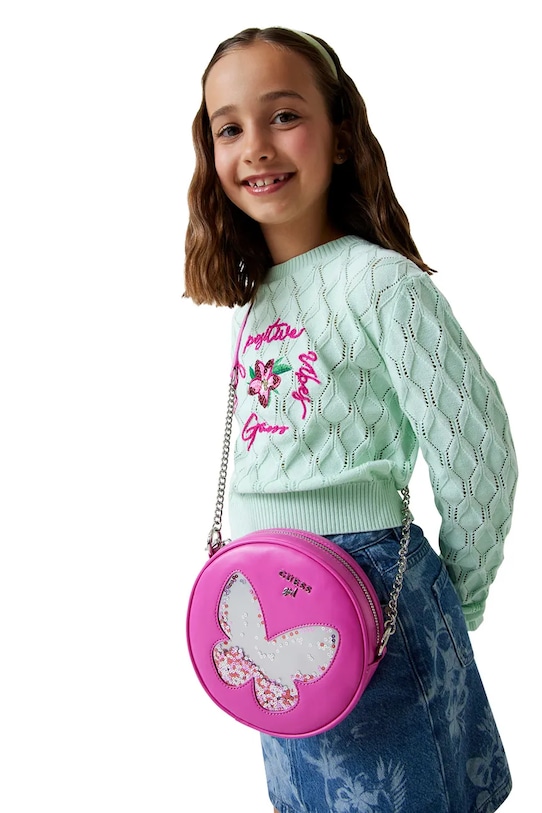 Guess geantă crossbody pentru copii roz J6GZ08.WH7G0.PPY2.M
