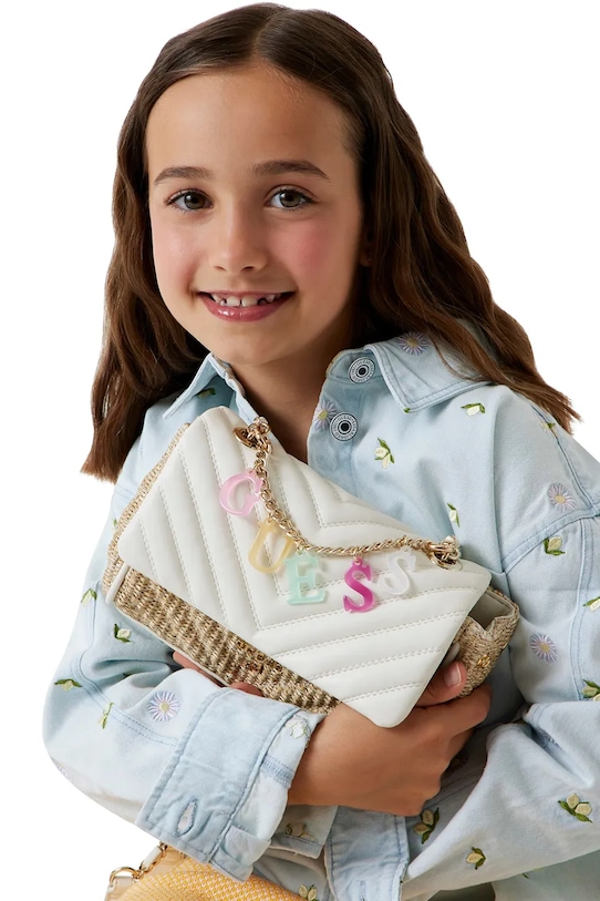 Guess geantă crossbody pentru copii bej J6GZ18.WH860.PPY2.M