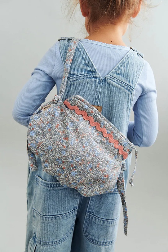 Dziewczynka Wheat torebka crossbody dziecięca bawełniana 1801.223.GOTS niebieski