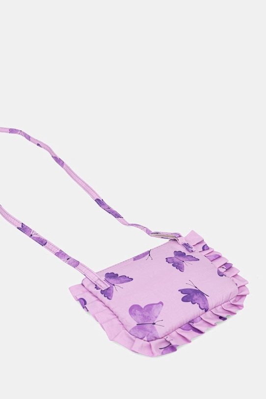 Dziewczynka United Colors of Benetton torebka crossbody dziecięca bawełniana 6W20RY003.P.Stagionale fioletowy