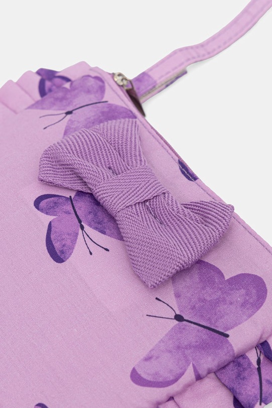 United Colors of Benetton torebka crossbody dziecięca bawełniana 6W20RY003.P.Stagionale fioletowy