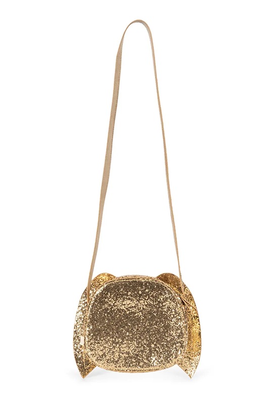 Konges Sløjd geantă crossbody pentru copii TUT BUNNY SHOULDER BAG aur KS105562.PPY2