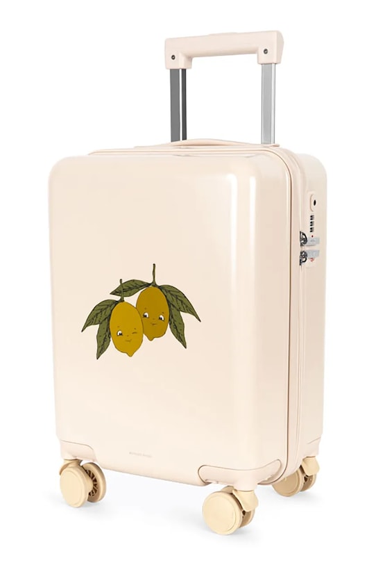 Konges Sløjd walizka dziecięca TRAVEL SUITCASE mieści A4 beżowy KS105110.PPY2