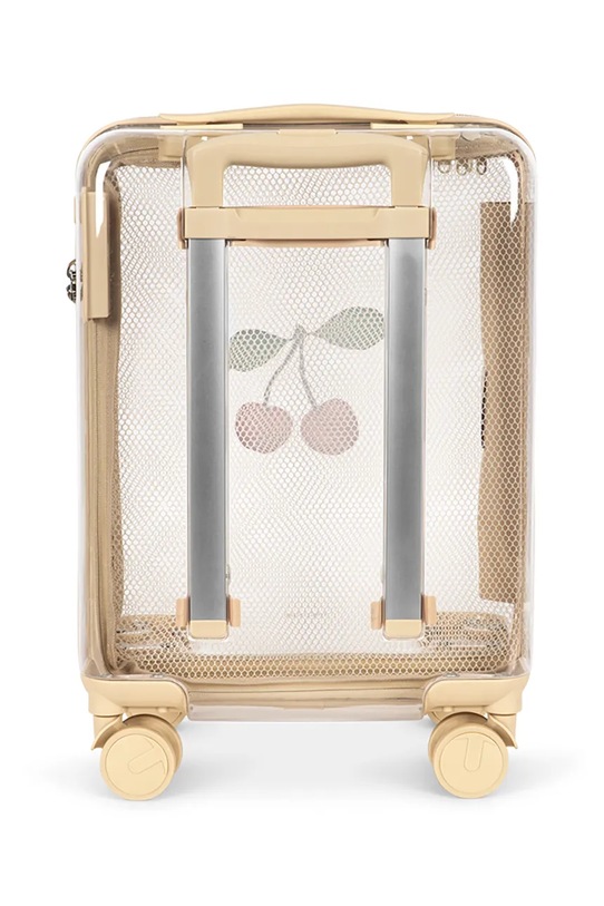 Konges Sløjd βαλίτσα TRANSPARENT TRAVEL SUITCASE KS105556.PPY2 λευκό SS26