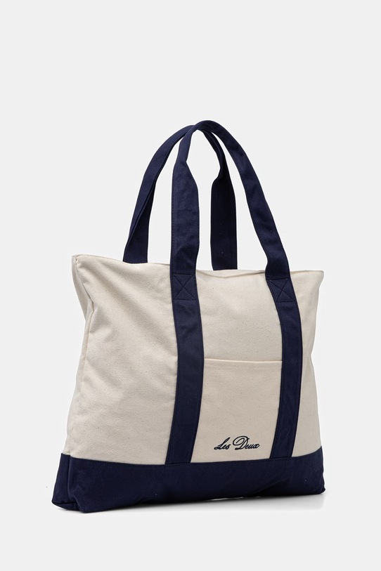 Les Deux torba męska bawełniana Timon 1001395 beżowy SS26