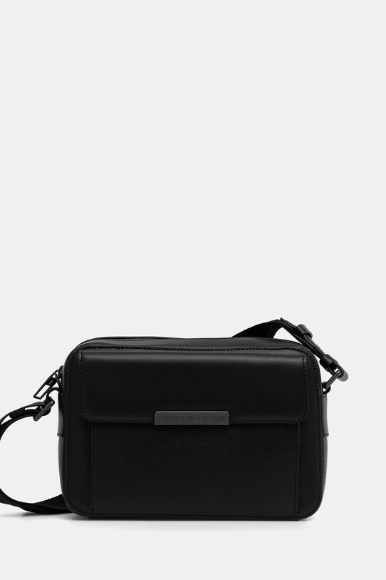Tommy Hilfiger saszetka skórzana skóra licowa czarny AM0AM14017