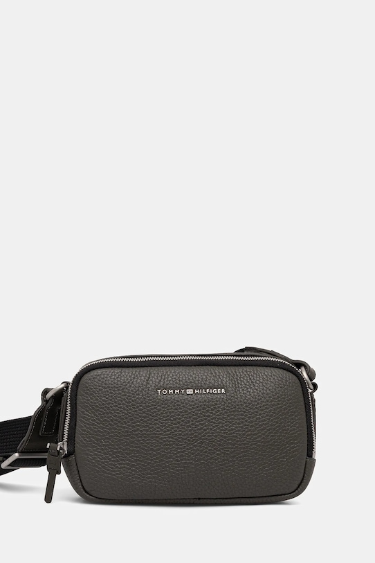 Tommy Hilfiger pochette in pelle pelle fiore verde AM0AM14022