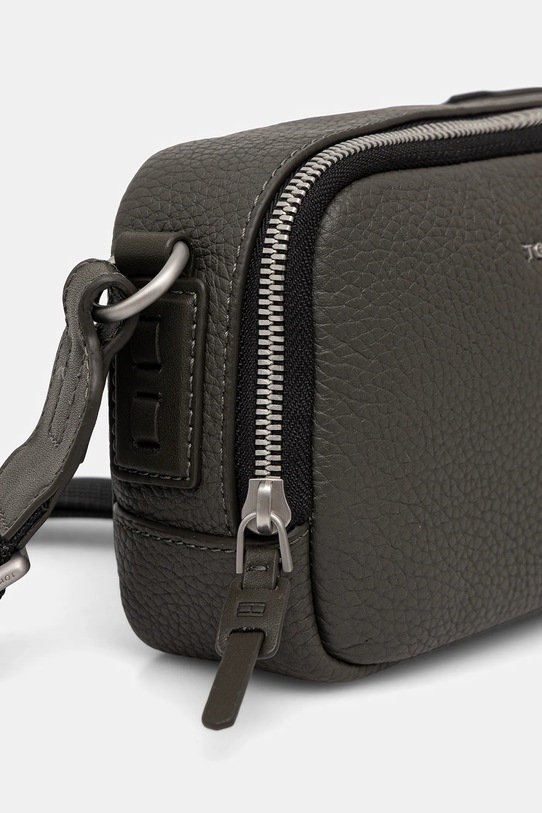 Tommy Hilfiger saszetka skórzana zielony AM0AM14022