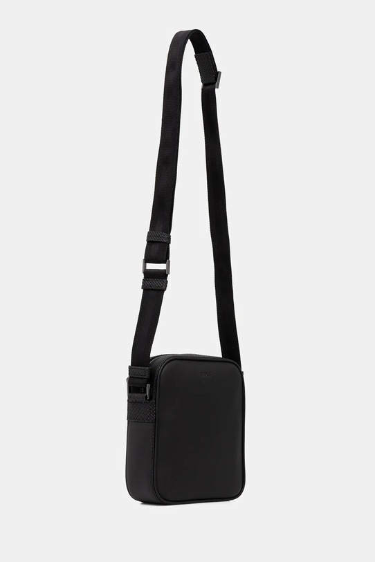 Δερμάτινο φακελάκι BOSS New Crosstown_M_NS 50557811 μαύρο SS26