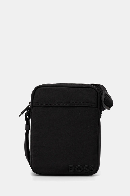 Torba BOSS Catch_O_NS Zip bez uzorka crna 50558163