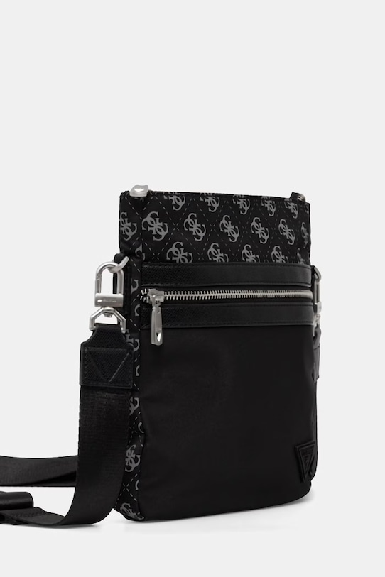 Guess borsetă de bărbați BERLIN HMBENP.P6123 negru SS26