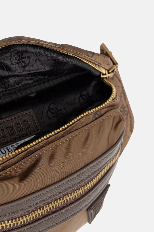 Τσάντα φάκελος Guess BERLIN HMBENP.P6156 καφέ