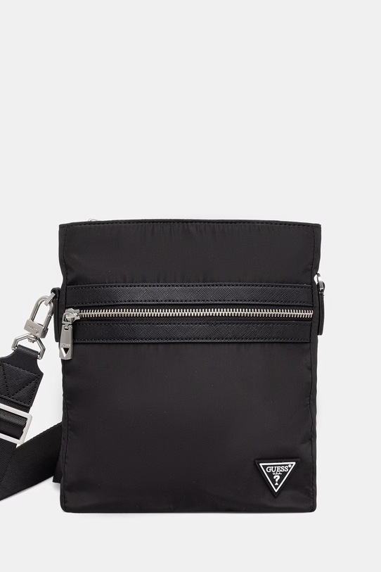 Σακίδιο Guess BERLIN υφασμάτινο μαύρο HMBENY.P6123