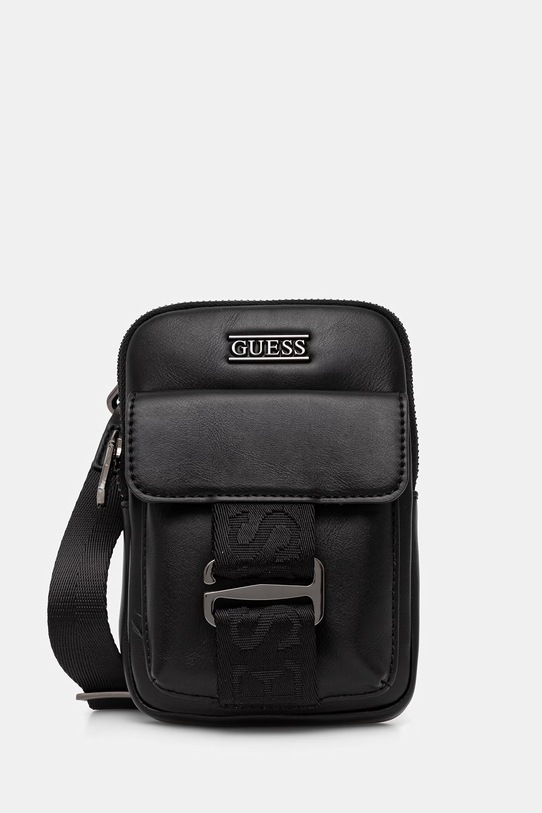 Guess saszetka BOSTON nie mieści A4 czarny HMBOCA.P6142