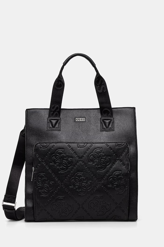 Guess torba BOSTON mieści A4 czarny HMBOMG.P5403