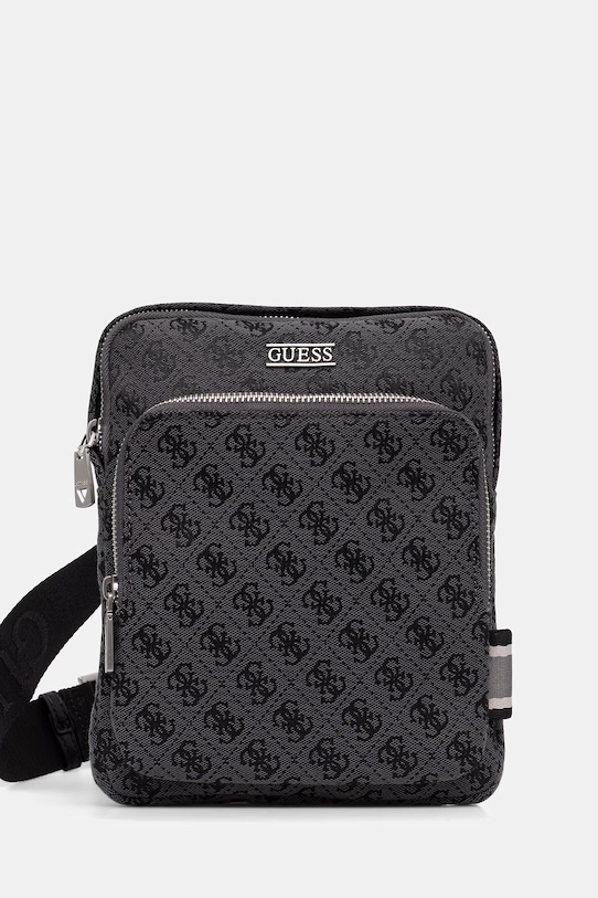 Guess saszetka BOSTON nie mieści A4 szary HMBOST.P6123