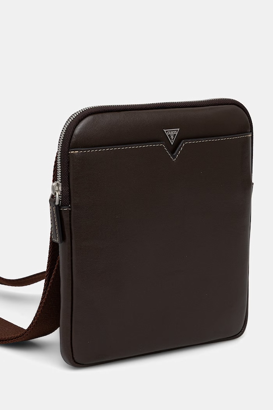 Guess saszetka skórzana FIRENZE HMFITC.P5123 brązowy SS26