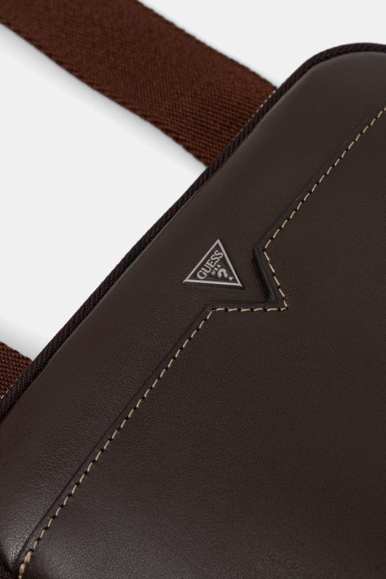 Guess saszetka skórzana FIRENZE brązowy HMFITC.P5123