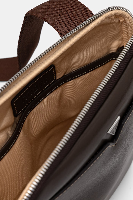 Guess saszetka skórzana FIRENZE HMFITC.P5123 brązowy