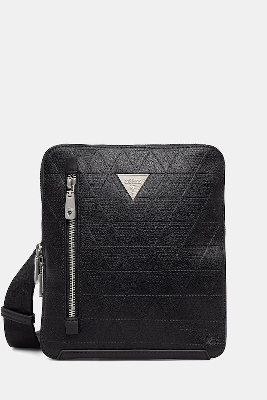 Σακίδιο Guess TORINO απομίμηση λείου δέρματος μαύρο HMTOTE.P6159