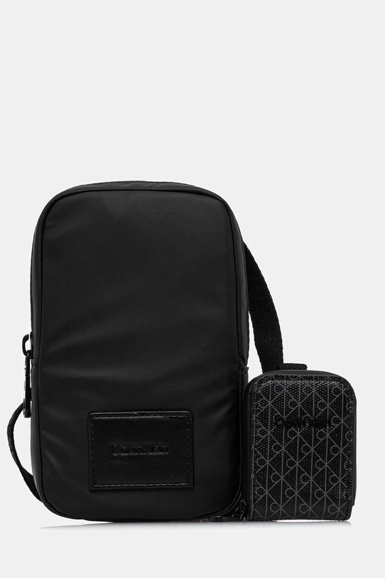 Calvin Klein saszetka nie mieści A4 czarny LV04D1115G