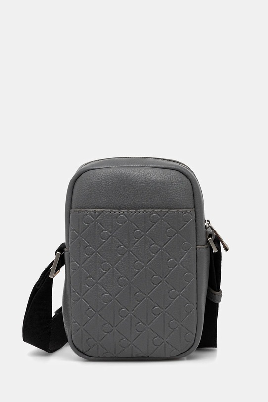 Calvin Klein saszetka nie mieści A4 szary LV04D3228G