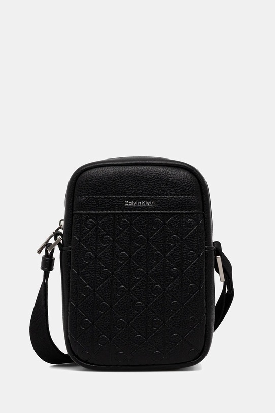 Calvin Klein saszetka nie mieści A4 czarny LV04D3228G