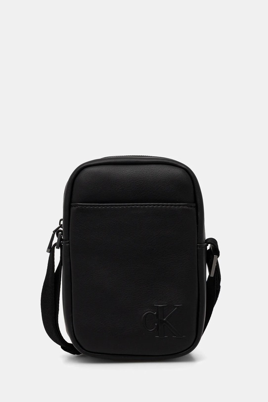 Calvin Klein saszetka nie mieści A4 czarny LV04D3279G