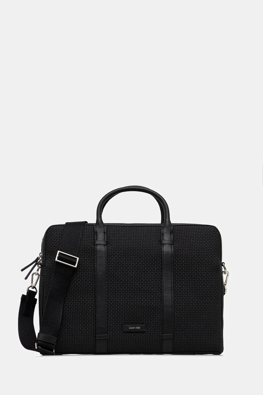 Calvin Klein torba na laptopa mieści A4 czarny LV04D3207G