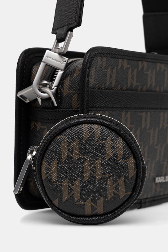 Karl Lagerfeld saszetka K/MONOGRAM B1M30223 brązowy
