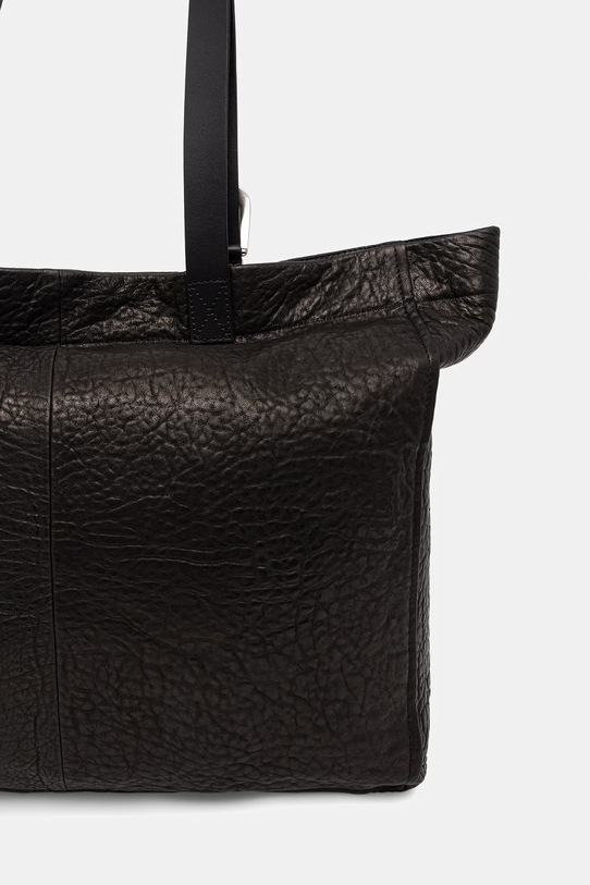 Akcesoria AllSaints torba skórzana M091XD czarny