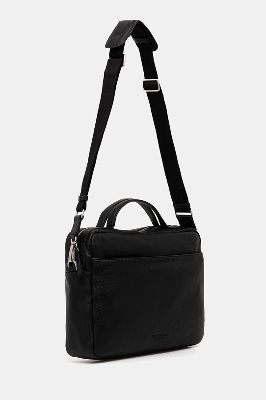 Kožená taška Marc O'Polo 5000009080 čierna SS26